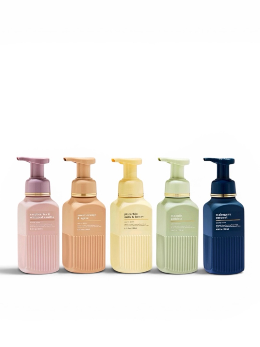 NEW 5-Piece Bath Body Works LUXE Foaming Hand Soap 8.75 fl oz Collection Bundle